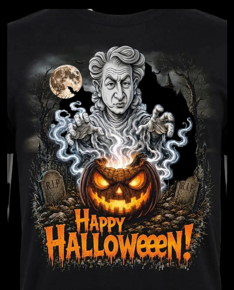 " NEW......Happy HALLOWEEEN Haunted Pumpkin Graphic Tee "